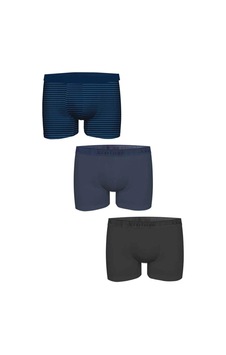 John Frank Üçlü Natural Modal Boxer White Beyaz John Frank Üçlü Natural Modal Boxer White Beyaz