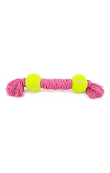 Pamuk Tenis Toplu Dumbel Pembe Pamuk Tenis Toplu Dumbel Pembe