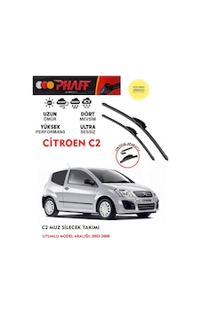 Citroen C2 Silgeç Silecek 2007 Model Araca Özel Aparat Citroen C2 Silgeç Silecek 2007 Model Araca Özel Aparat