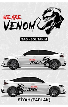 We Are Venom Sticker - Yan Gövde Kaplama Seti Siyah Parlak - 864812527 We Are Venom Sticker - Yan Gövde Kaplama Seti Siyah Parlak - 864812527