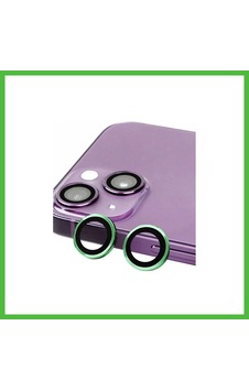 Vaveni İphone 13 Uyumlu Raze Metal Kamera Lens - Yeşil Arz Vaveni İphone 13 Uyumlu Raze Metal Kamera Lens - Yeşil Arz