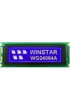 Winstar Wg24064a-tmı-tz , 240x64 ,mavi Led,grafik Lcd