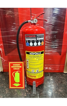 Yangın Aff 12 Kg Köpüklü Yangın Söndürme Cihazı Askı Aparat Hediyeli Yangın Aff 12 Kg Köpüklü Yangın Söndürme Cihazı Askı Aparat Hediyeli