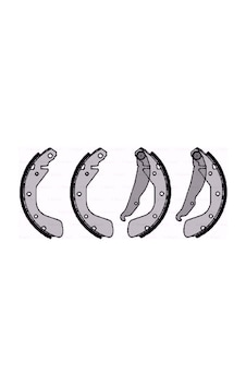 Opel Corsa C 1.4 Twinport 2000-2009 Bosch Arka Fren Balatası N11.17617 Opel Corsa C 1.4 Twinport 2000-2009 Bosch Arka Fren Balatası N11.17617