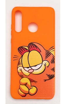 Huawei P30 Lite Uyumlu Turuncu Resimli Yumuşak Slikon Kılıf Huawei P30 Lite Uyumlu Turuncu Resimli Yumuşak Slikon Kılıf