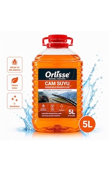 Orlisse Beauty Cosmetic Cam Suyu 5 Lt Turuncu-böcek Ve Kir Sökücü Etkili Formül