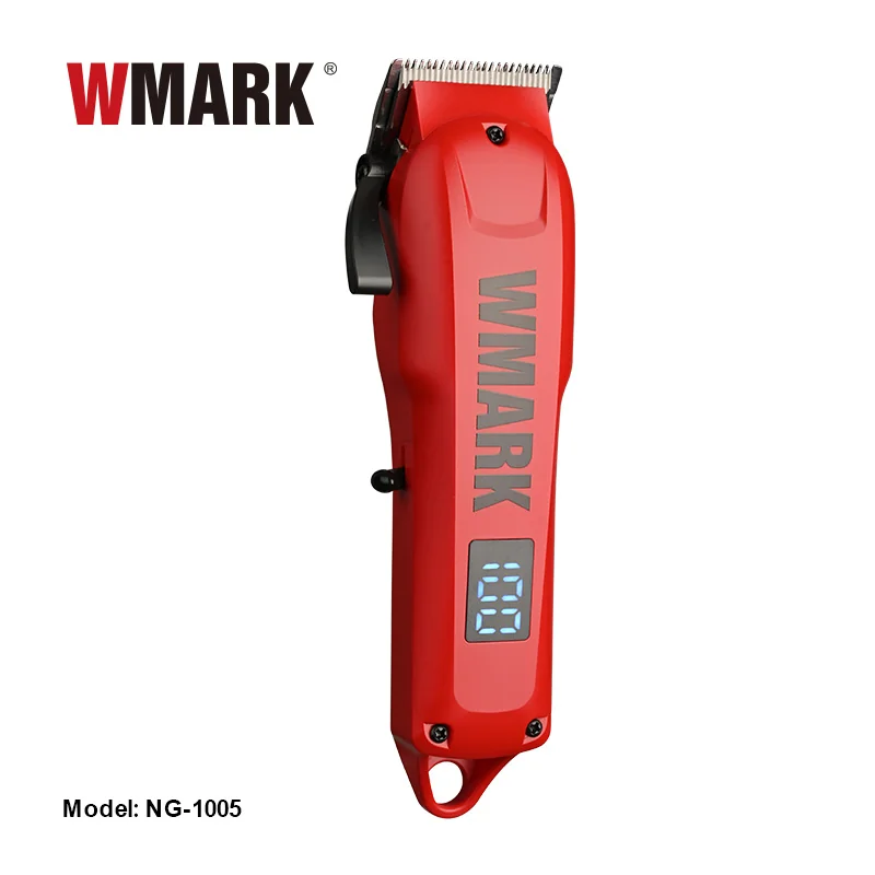 Wmark Ng-1005 Şarjlı Saç Kesme Makinesi Kırmızı Ergonomik Tasarım, Sessiz Motor 3-4 Saat Wmark Ng-1005 Şarjlı Saç Kesme Makinesi Kırmızı Ergonomik Tasarım, Sessiz Motor 3-4 Saat