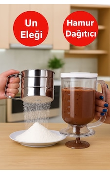 Un Eleği & Hamur Dağıtıcı, Profesyonel Pastacılar İçin İdeal İkili Şeffaf