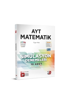 Ayt Matematik Simülasyon 10 Lu Denemeleri - 3d Yayınları Ayt Matematik Simülasyon 10 Lu Denemeleri - 3d Yayınları