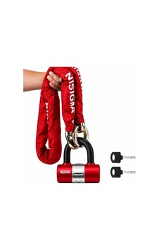 Esp Zincir U Kilit 10x150 Cm Kırmızı