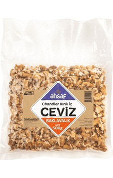 Ahsaf Kırık İç Ceviz Baklavalık Vakum 500 G