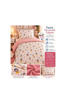 Slc Home %100 Pamuk Pazen Kız Çocuk Tek Kişilik Nevresim Takımı Pembe - 938486939 Pembe Slc Home %100 Pamuk Pazen Kız Çocuk Tek Kişilik Nevresim Takımı Pembe - 938486939 Pembe