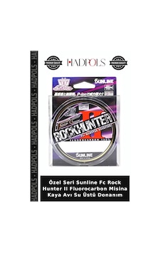 Özel Seri Sunline Fc Rock Hunter Iı Fluorocarbon Misina Kaya Avı Su Üstü Donanım 0.205mm - 100mt - 3kg Özel Seri Sunline Fc Rock Hunter Iı Fluorocarbon Misina Kaya Avı Su Üstü Donanım 0.205mm - 100mt - 3kg