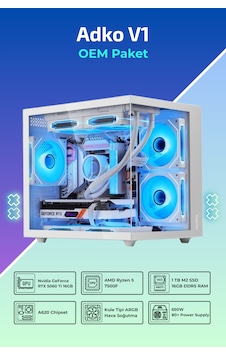 IH ADKO V1 R5-7500F 16 GB 1 TB SSD 16 GB RTX5060 Ti Free Dos Oem Paket Masaüstü Oyuncu Bilgisayarı IH ADKO V1 R5-7500F 16 GB 1 TB SSD 16 GB RTX5060 Ti Free Dos Oem Paket Masaüstü Oyuncu Bilgisayarı