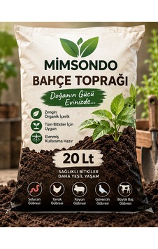 Mımsondo 10kg Bahçe Toprağı Katkısız 20 KG