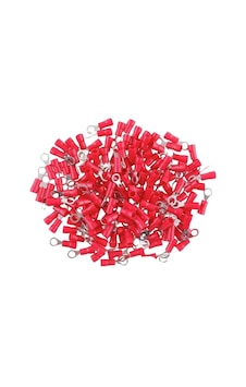 Tork Sulye Pabuç Kablo Ucu 0,5-1,5mm M6 Kırmızı Sıkmalı Yuvarlak Tip 100'lü Paket -1668 Tork Sulye Pabuç Kablo Ucu 0,5-1,5mm M6 Kırmızı Sıkmalı Yuvarlak Tip 100'lü Paket -1668