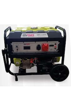 Genpower Gbg 110 Te Model 10.5 Kva Benzinli - İpli - Marşlı Tekerlekli Trifaze Portatif Jeneratör Genpower Gbg 110 Te Model 10.5 Kva Benzinli - İpli - Marşlı Tekerlekli Trifaze Portatif Jeneratör