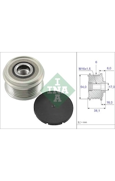 Alternatör Kasnağı - Fiat Doblo, 500, Panda, Grande Punto, Punto, Tipo, Fiorino, Qubo, Strada, Linea, Palio, Siena, Egea, Mito - Schaeffler-ına-535 83577663 Alternatör Kasnağı - Fiat Doblo, 500, Panda, Grande Punto, Punto, Tipo, Fiorino, Qubo, Strada, Linea, Palio, Siena, Egea, Mito - Schaeffler-ına-535 83577663