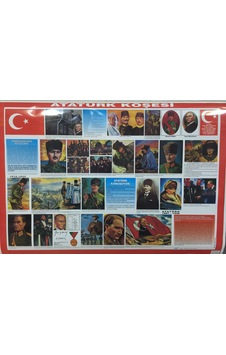 Ant 70x100 Atatürk Köşesi Plastik Çıtalı Ant 70x100 Atatürk Köşesi Plastik Çıtalı