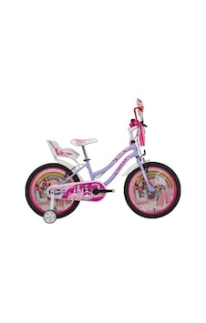 Bisan Queen Kız Çocuk Bisikleti 30cm V 20 Jant Lila Pembe Lila