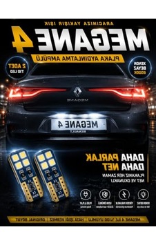 Led Plaka Lambası, T10 Canbus Hatasız Ve Güçlü Xenon Beyaz Led Plaka Lambası, T10 Canbus Hatasız Ve Güçlü Xenon Beyaz