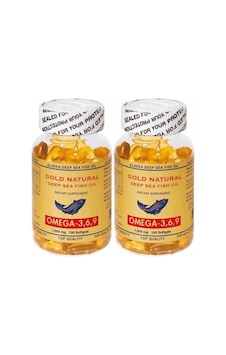 Gold Natural Omega 3-6-9 Balık Yağı 1000 Mg 2 Adet 100 Softgel Gold Natural Omega 3-6-9 Balık Yağı 1000 Mg 2 Adet 100 Softgel