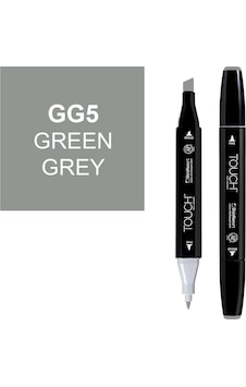 Touch Twin Marker Çizim Kalemi Gg5 Green Grey