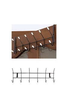 Amerikan Panel Kapı Askısı 6 Lı 12x50 Cm Pratik Sağlam Askılık Beyaz Amerikan Panel Kapı Askısı 6 Lı 12x50 Cm Pratik Sağlam Askılık Beyaz