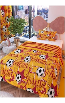 Zethome Taraftar Sarı Çift Taraflı Çocuk Nevresim Takımı 160x220 Cm Sarı - Kırmızı Zethome Taraftar Sarı Çift Taraflı Çocuk Nevresim Takımı 160x220 Cm Sarı - Kırmızı