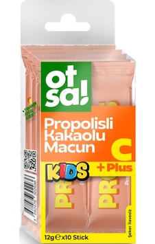 Otsa Kids Propolisli Kakaolu Macun 12g X 10 Stıck Otsa Kids Propolisli Kakaolu Macun 12g X 10 Stıck