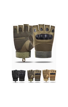Estactical Unisex Yarım Parmak Korumalı Taktik Outdoor Eldiven - Haki, Xl Beden Haki - 216909627 Haki Estactical Unisex Yarım Parmak Korumalı Taktik Outdoor Eldiven - Haki, Xl Beden Haki - 216909627 Haki