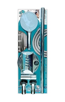 Kinetex Ktx-2316 Krom Vakumlu Lüks Sürgülü Duş Seti Kinetex Ktx-2316 Krom Vakumlu Lüks Sürgülü Duş Seti