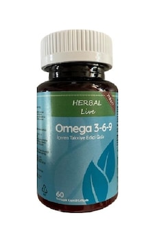 Herbal Live Omega 3-6-9 Balık Yağı Ketentohum + Primroz Yağı