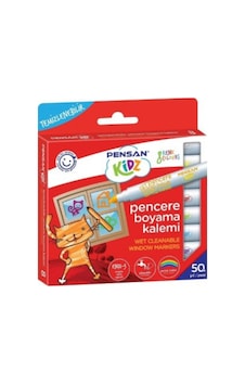 Kidz Pencere Boyama Keçeli Kalem Seti 8'li Kidz Pencere Boyama Keçeli Kalem Seti 8'li
