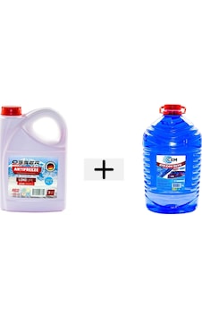 Cem Kışlık İkili Set Cam Suyu 5 Lt Antifrizli -20 Derece+kırmızı Antifriz 3 Lt -42 Derece Cem Kışlık İkili Set Cam Suyu 5 Lt Antifrizli -20 Derece+kırmızı Antifriz 3 Lt -42 Derece