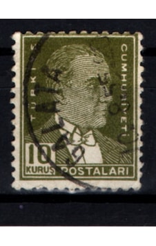1953-1954 Sekizinci Atatürk Serisi 10 Kuruş Tp0531 1953-1954 Sekizinci Atatürk Serisi 10 Kuruş Tp0531