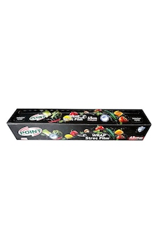 Point Şeffaf Mutfak Rulo Streç Film Folyo - 45 Cm. X 250 Metre - Gıdaya Uygun - 1 Paket Point Şeffaf Mutfak Rulo Streç Film Folyo - 45 Cm. X 250 Metre - Gıdaya Uygun - 1 Paket