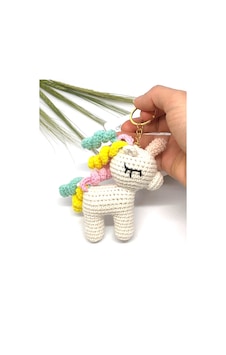 Amigurumi Unicorn Anahtarlık Amigurumi Unicorn Anahtarlık