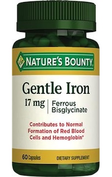 Natures Bounty Gentle Iron 17 Mg 60 Kapsül Natures Bounty Gentle Iron 17 Mg 60 Kapsül