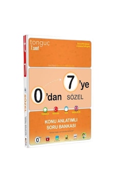 0'Dan 7'Ye Sözel Konu Anlatımlı Soru Bankası Tonguç Akademi 0'Dan 7'Ye Sözel Konu Anlatımlı Soru Bankası Tonguç Akademi