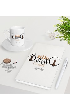 Kişiye Özel Satranç Öğretmeni Beyaz Defter Kalem Türk Kahvesi Fin Kişiye Özel Satranç Öğretmeni Beyaz Defter Kalem Türk Kahvesi Fin