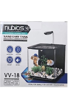 Nubios Nano Easy Akvaryum 4.5 Lt Siyah Nubios Nano Easy Akvaryum 4.5 Lt Siyah