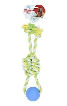 Natura Plastik Toplu İki Uçlu Köpek Çiğneme Oyuncağı 34 CM Natura Plastik Toplu İki Uçlu Köpek Çiğneme Oyuncağı 34 CM