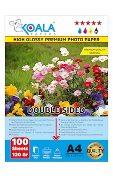 Koala Papers Premium Parlak A4 Fotoğraf Kağıdı 120 Gr. 100 Yaprak Koala Papers Premium Parlak A4 Fotoğraf Kağıdı 120 Gr. 100 Yaprak
