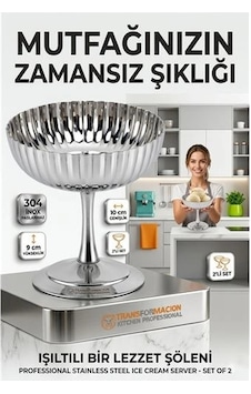 2'li Profesyonel İnox Gümüş Paslanmaz Çelik Ayaklı Dondurma Ve Tatlı Sunum Kasesi Seti 723148 Açık Mavi 2'li Profesyonel İnox Gümüş Paslanmaz Çelik Ayaklı Dondurma Ve Tatlı Sunum Kasesi Seti 723148 Açık Mavi