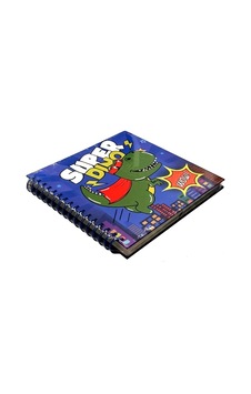 Maxx Ayraçlı Bloknote Kalın Kapaklı Super Dino B5-0111 Defter Karışık/çok Renkli Maxx Ayraçlı Bloknote Kalın Kapaklı Super Dino B5-0111 Defter Karışık/çok Renkli