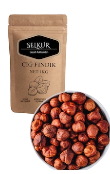 Çiğ Fındık 1kg Doypack Ambalaj Iri Tane