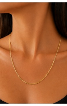 Balenbi Unisex 60 Cm İnce Gurmet Zincir Gold Renk Kararmaz Çelik Kolye 1089 Altın Balenbi Unisex 60 Cm İnce Gurmet Zincir Gold Renk Kararmaz Çelik Kolye 1089 Altın