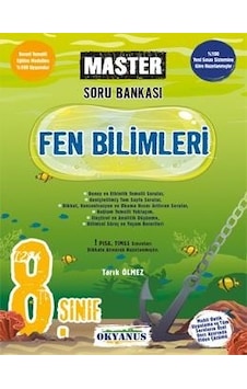 Okyanus Yayın 8. Sınıf Master Fen Bilimleri Soru Bankası N11.13064