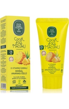 Eyüp Sabri Tuncer Doğal Ananas Özlü 2-6 Yaş Çocuk Diş Macunu 60 Ml Eyüp Sabri Tuncer Doğal Ananas Özlü 2-6 Yaş Çocuk Diş Macunu 60 Ml